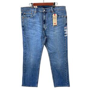 Levi's 505 Men's Size 40x30 Blue Regular Fit Straight Leg Cotton Stretch Jeans
